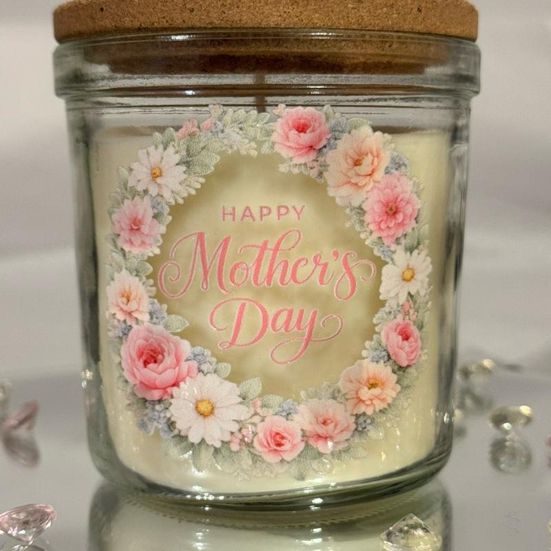 Happy Mothers Day Vanilla Candle