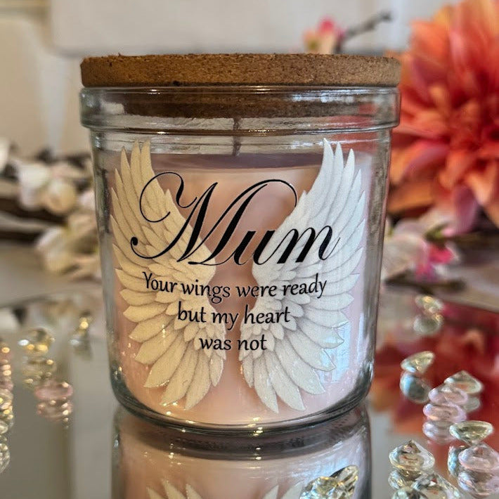 Mum Memorial Jasmine Scented Candle